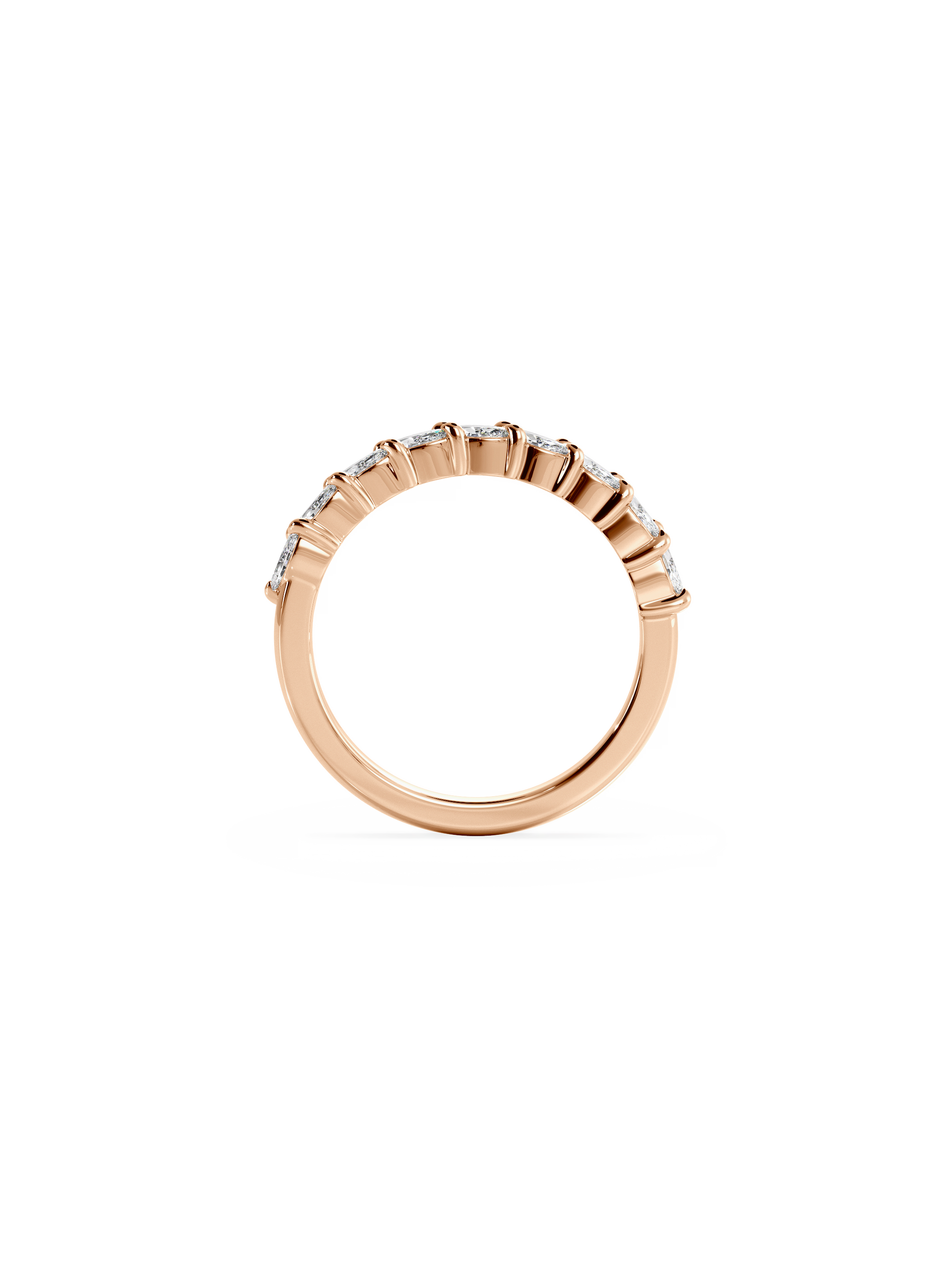 0.37 CT Round Full Eternity Lab Grown Diamond Wedding Band