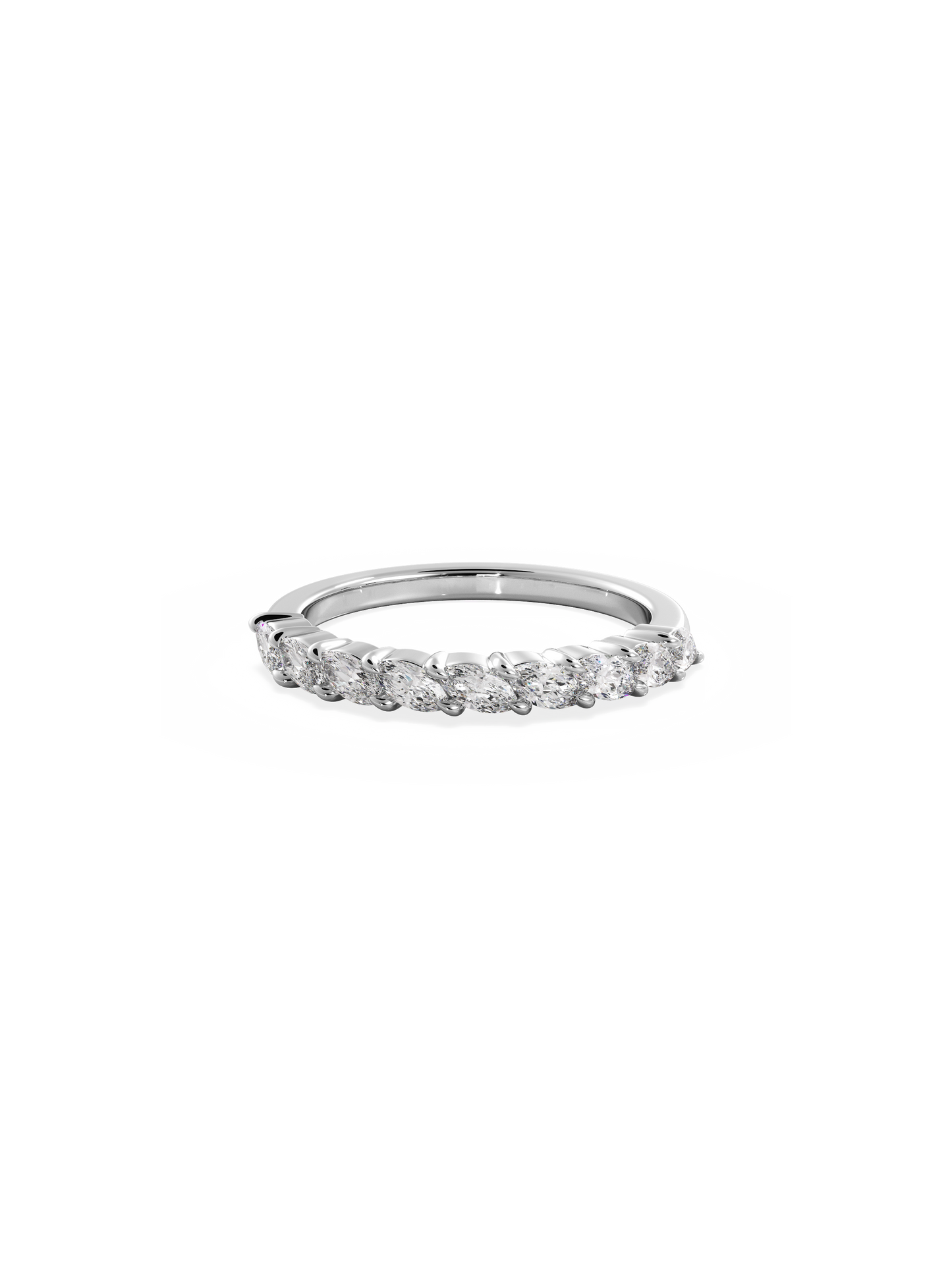 0.37 CT Round Full Eternity Lab Grown Diamond Wedding Band