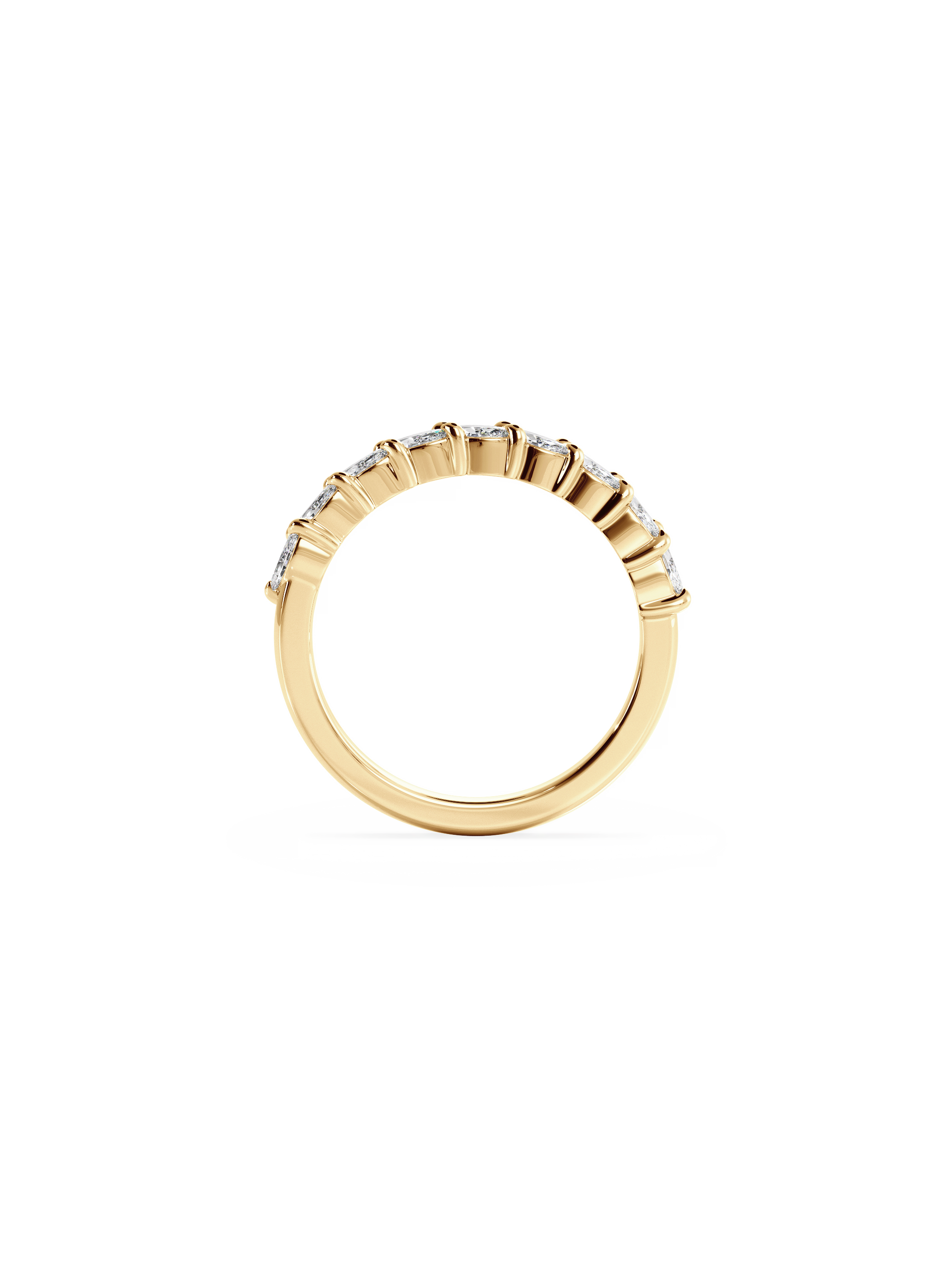 0.37 CT Round Full Eternity Lab Grown Diamond Wedding Band