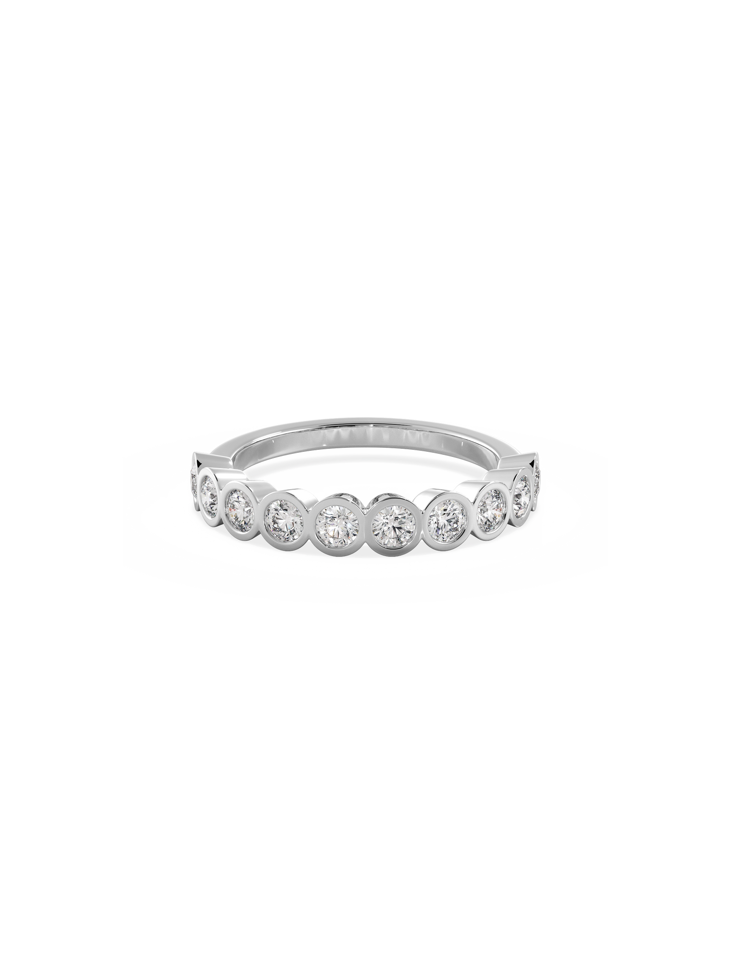 0.37 CT Round Full Eternity Lab Grown Diamond Wedding Band