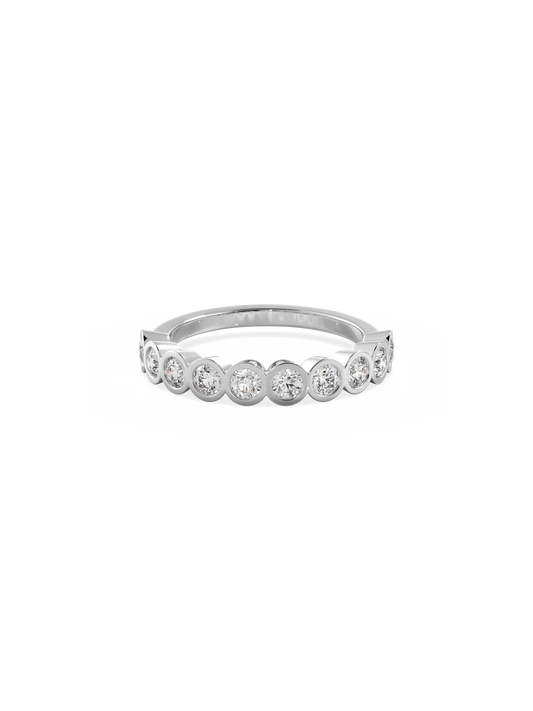 0.37 CT Round Full Eternity Lab Grown Diamond Wedding Band