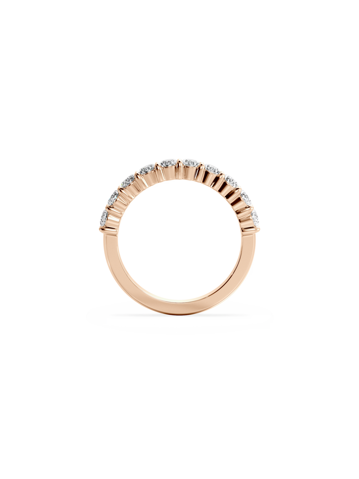 0.37 CT Round Full Eternity Lab Grown Diamond Wedding Band
