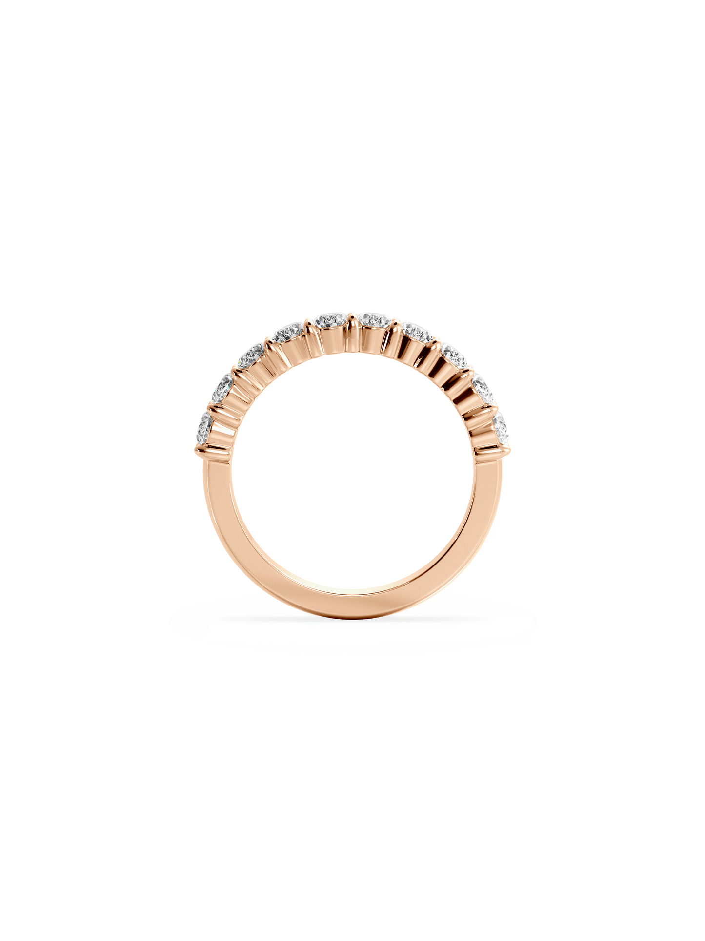 0.37 CT Round Full Eternity Lab Grown Diamond Wedding Band