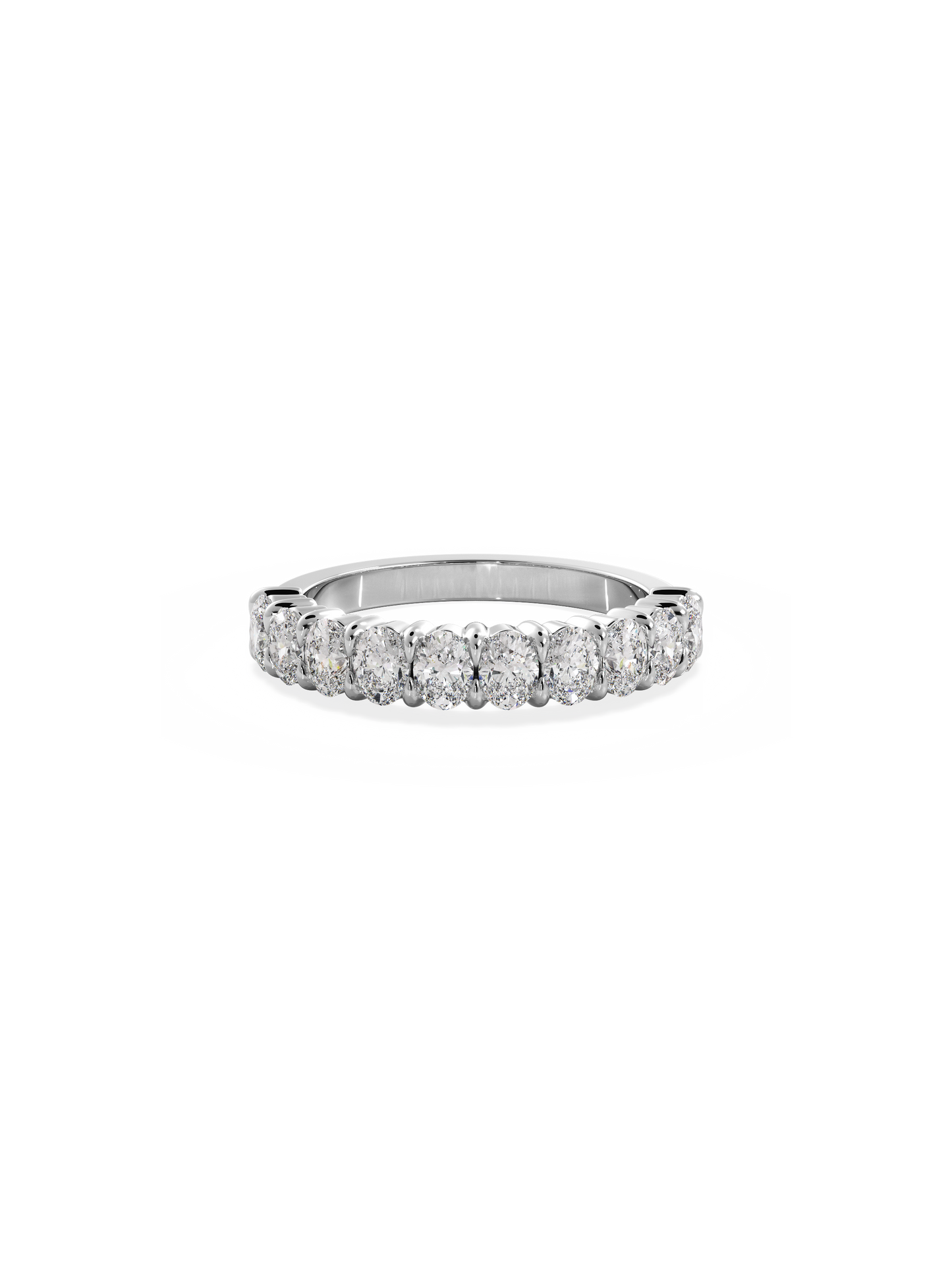 0.37 CT Round Full Eternity Lab Grown Diamond Wedding Band