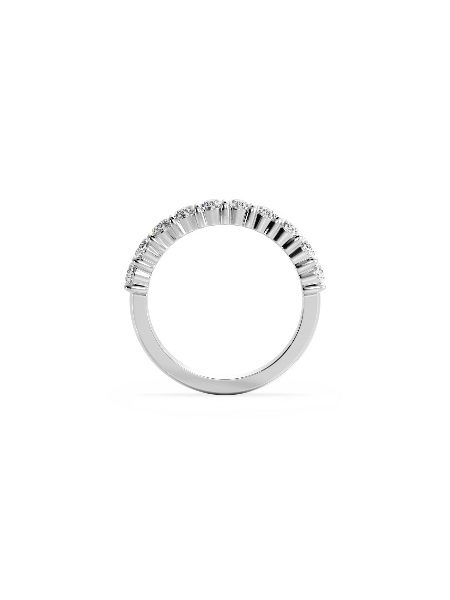 0.37 CT Round Full Eternity Lab Grown Diamond Wedding Band