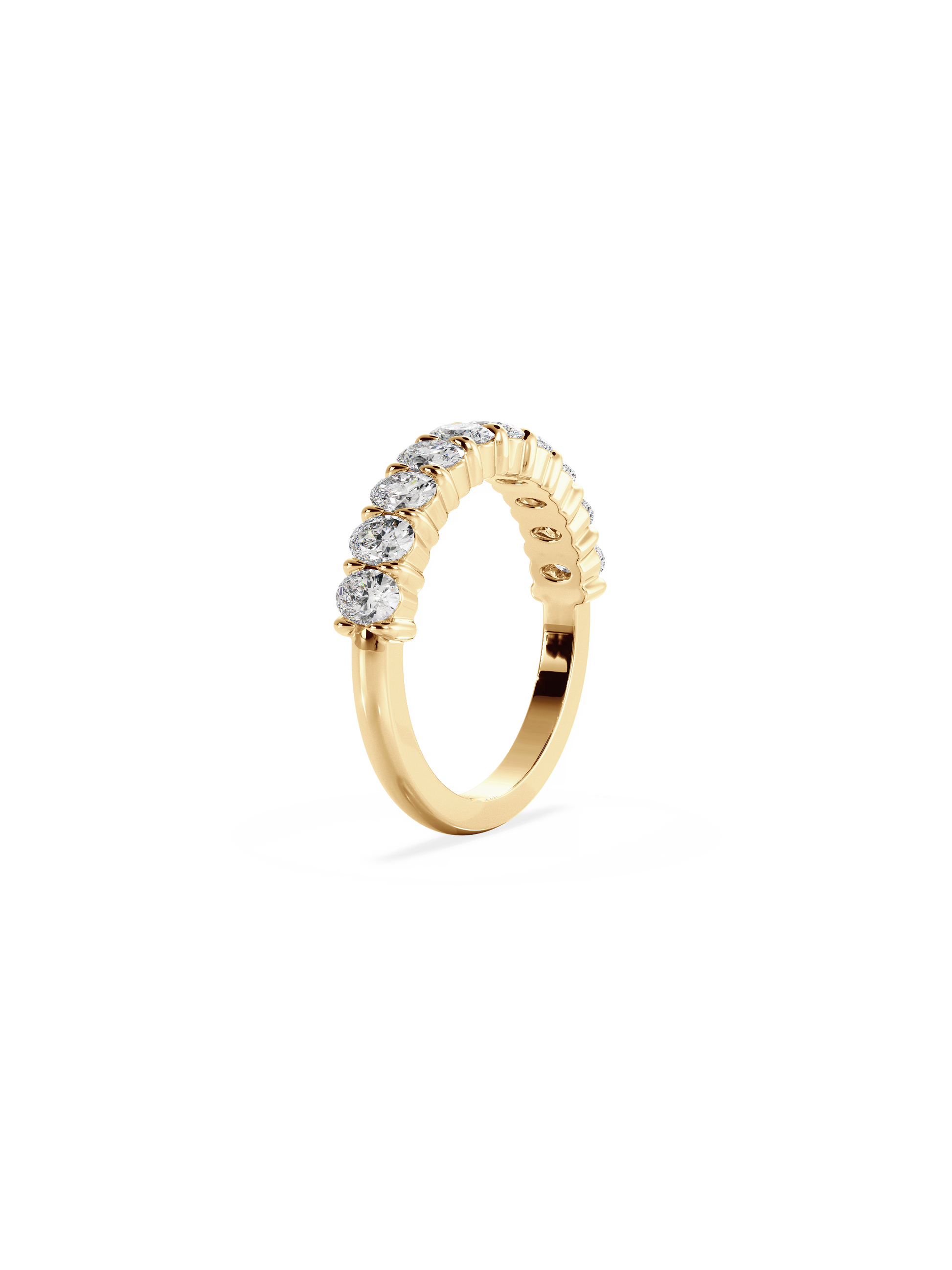 0.37 CT Round Full Eternity Lab Grown Diamond Wedding Band