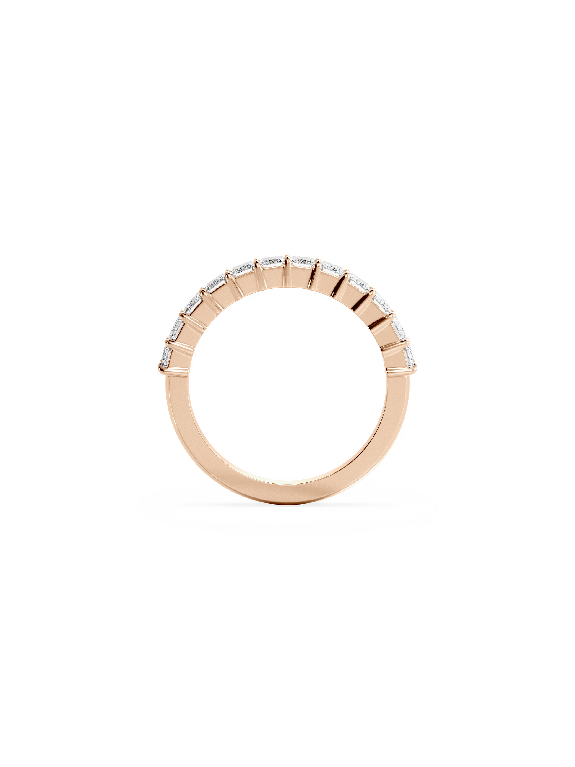 0.37 CT Round Full Eternity Lab Grown Diamond Wedding Band