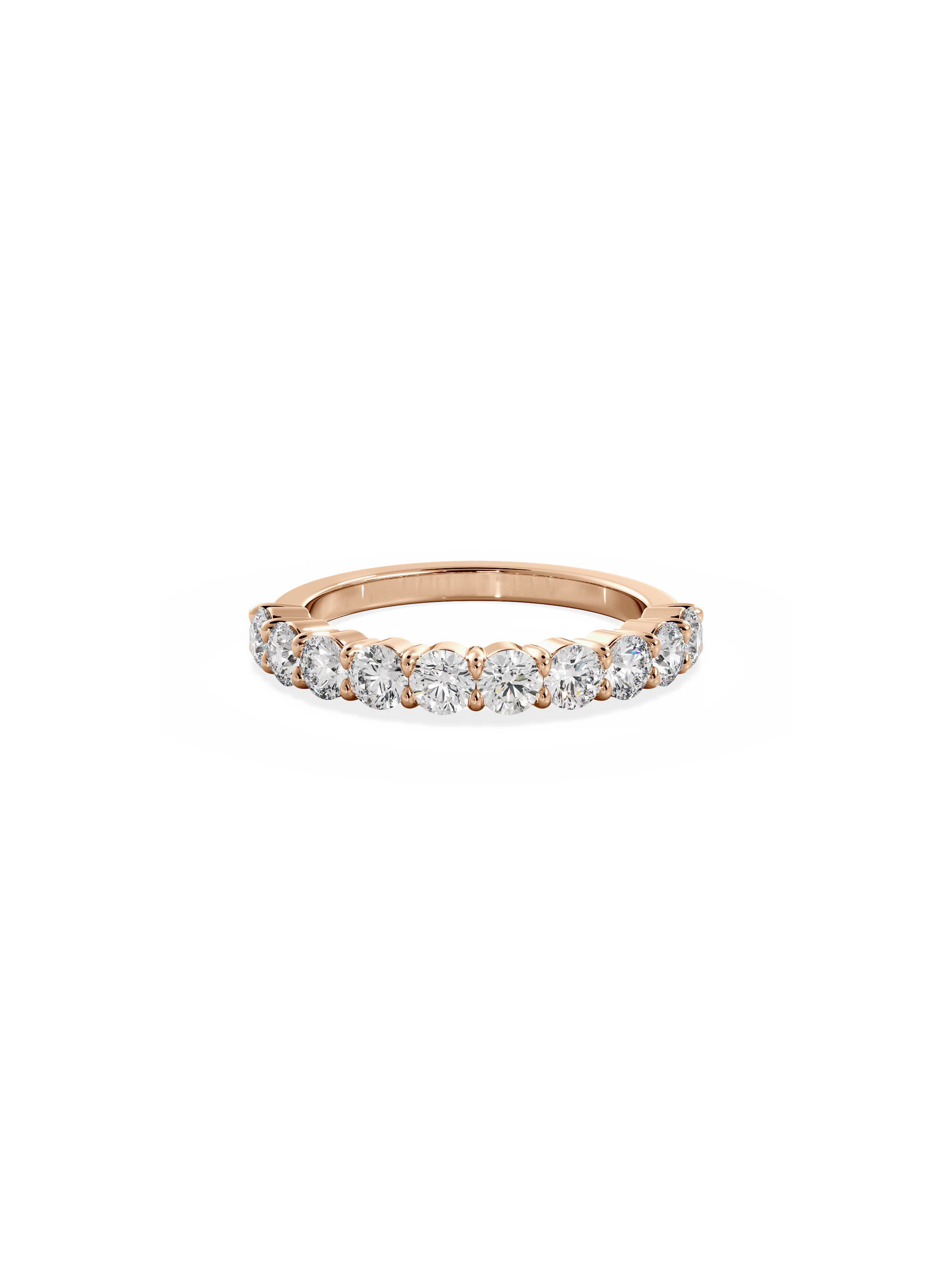0.37 CT Round Full Eternity Lab Grown Diamond Wedding Band