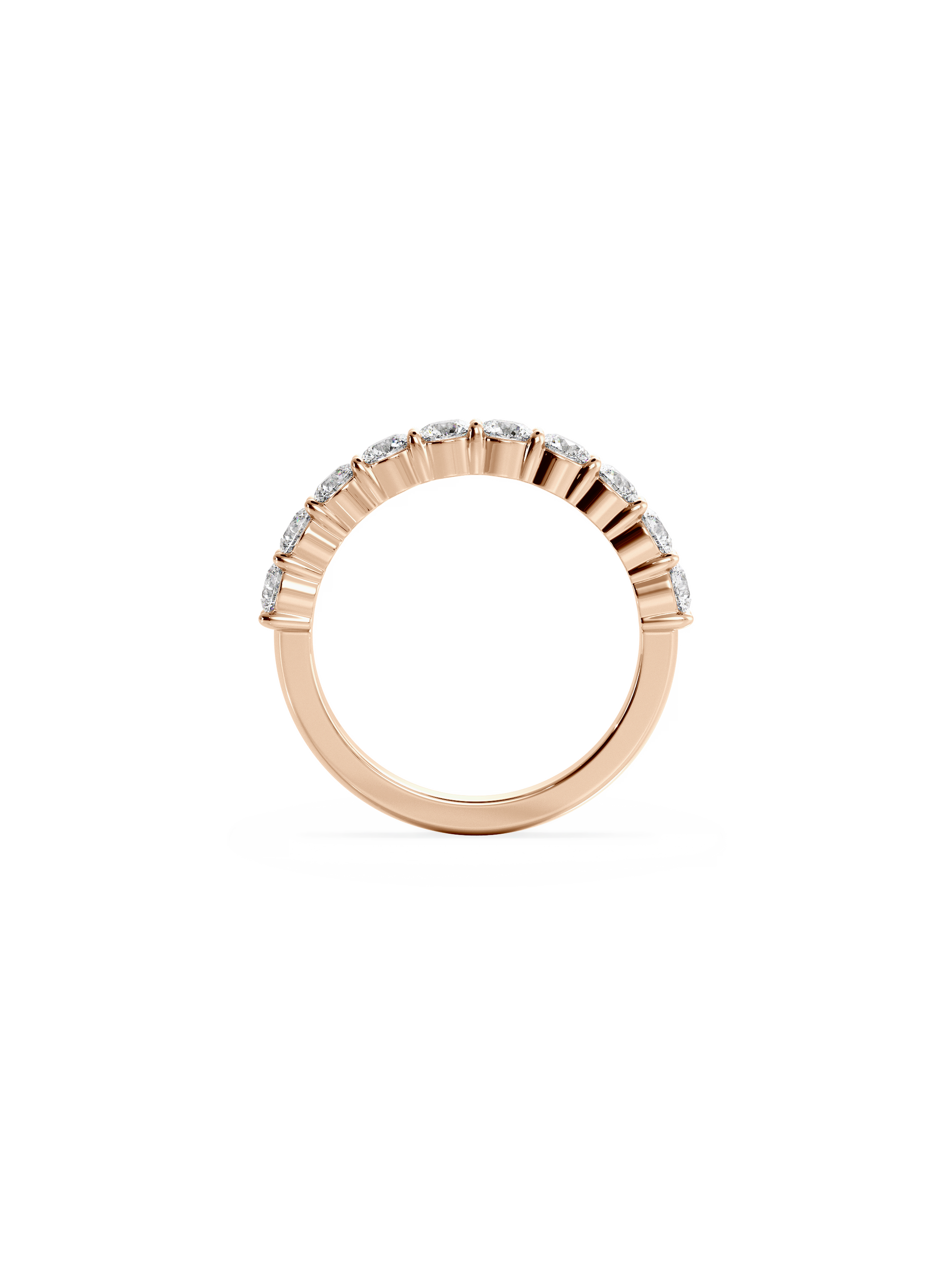 0.37 CT Round Full Eternity Lab Grown Diamond Wedding Band