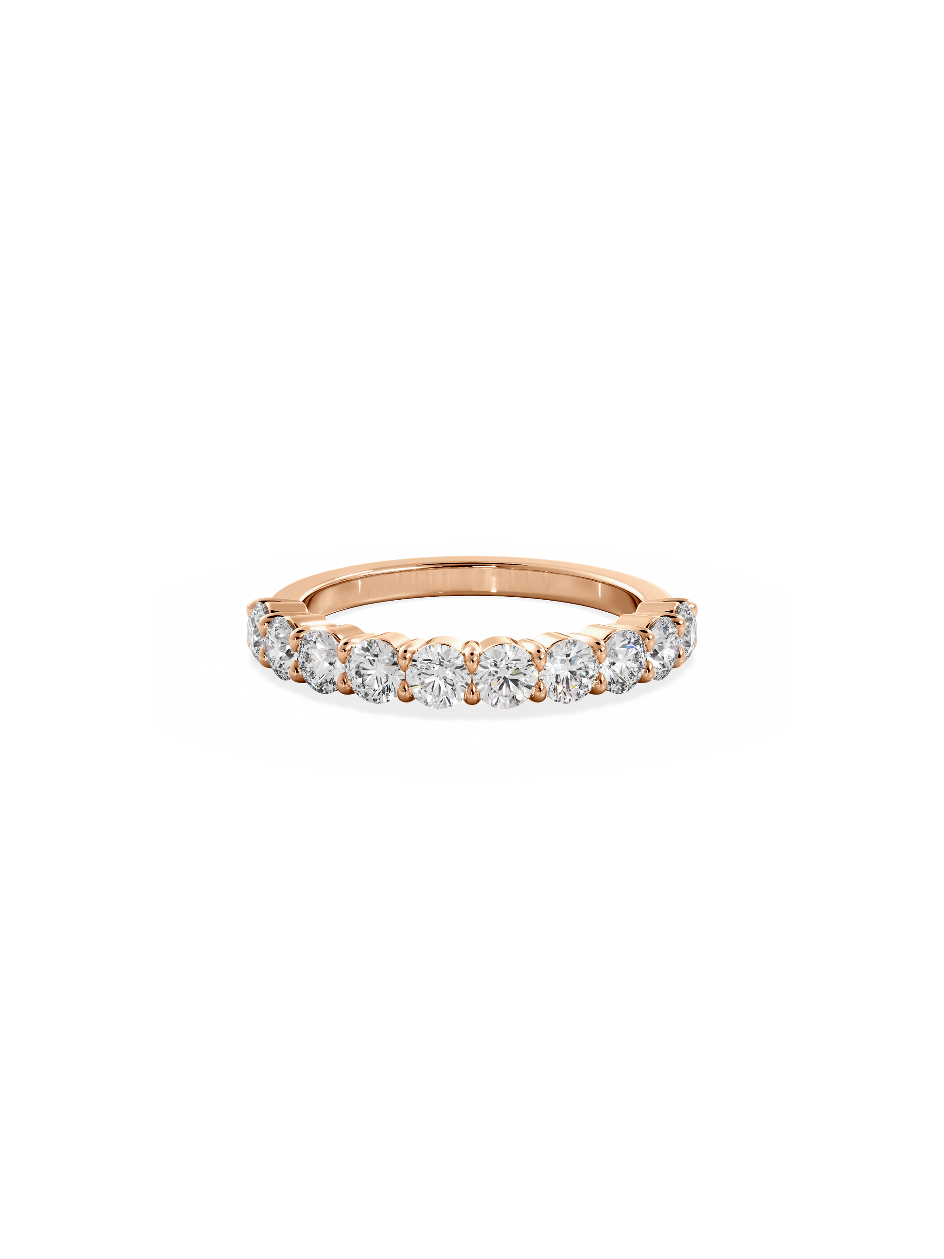 0.37 CT Round Full Eternity Lab Grown Diamond Wedding Band