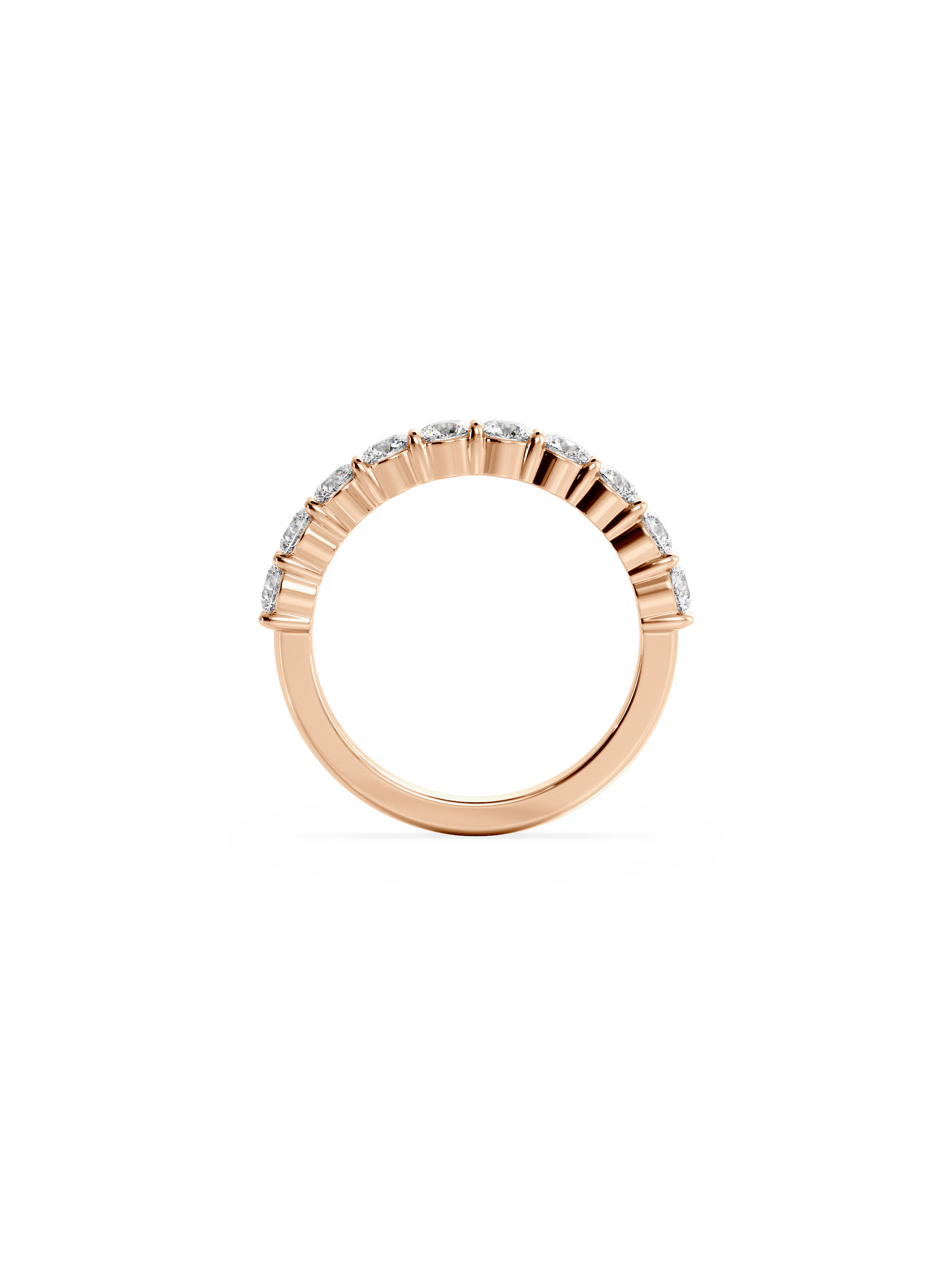 0.37 CT Round Full Eternity Lab Grown Diamond Wedding Band