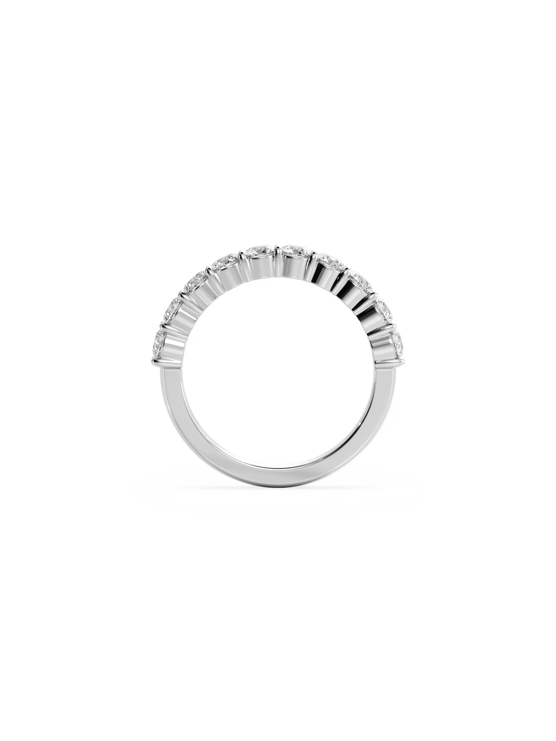 0.37 CT Round Full Eternity Lab Grown Diamond Wedding Band