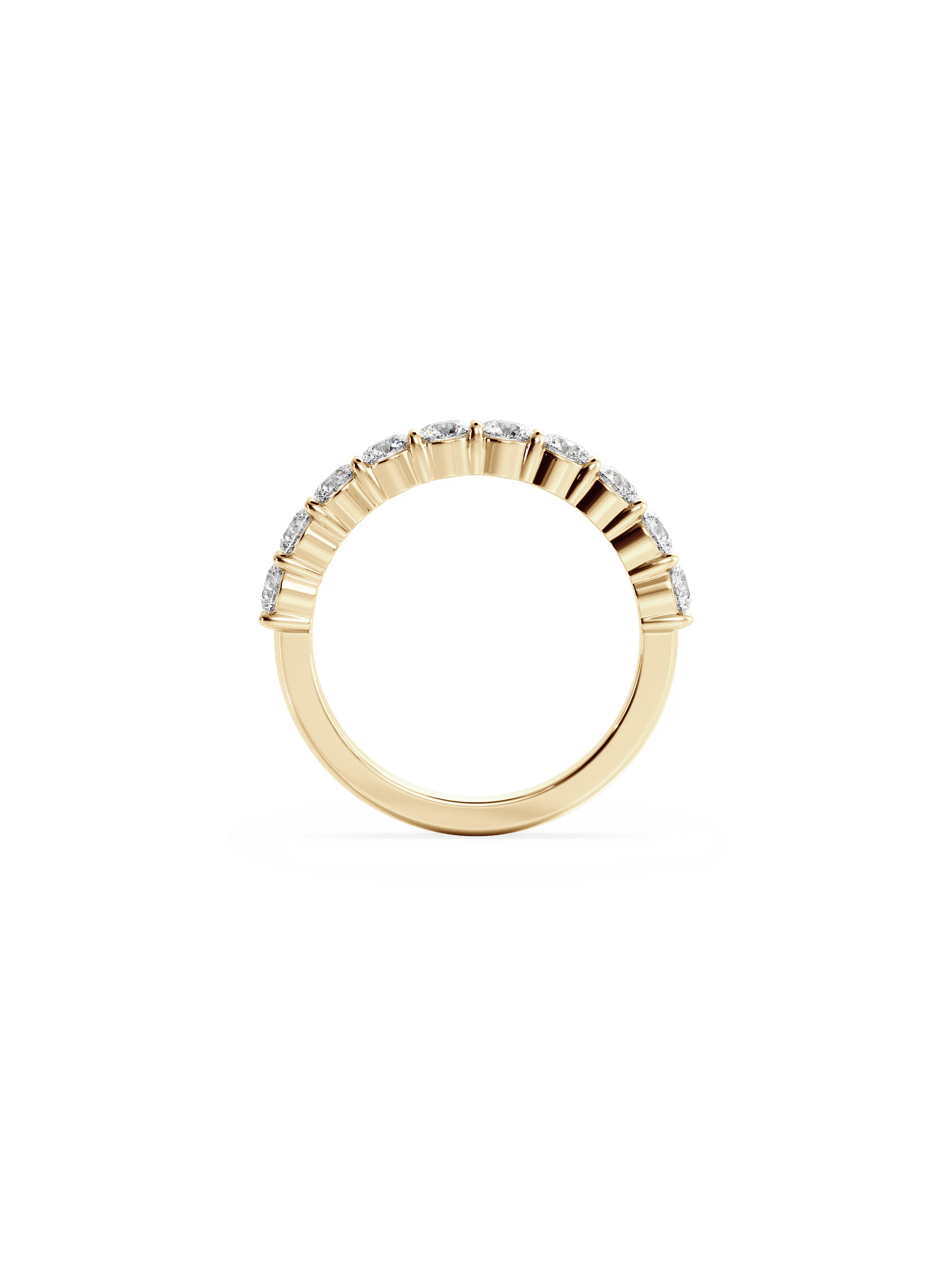 0.37 CT Round Full Eternity Lab Grown Diamond Wedding Band
