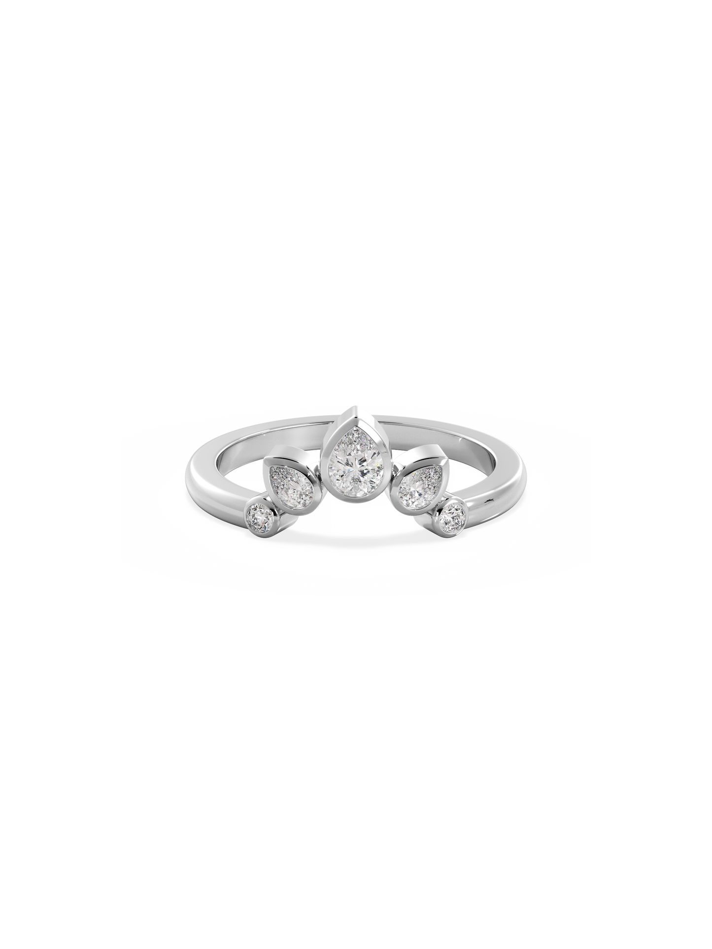 0.37 CT Round Full Eternity Lab Grown Diamond Wedding Band