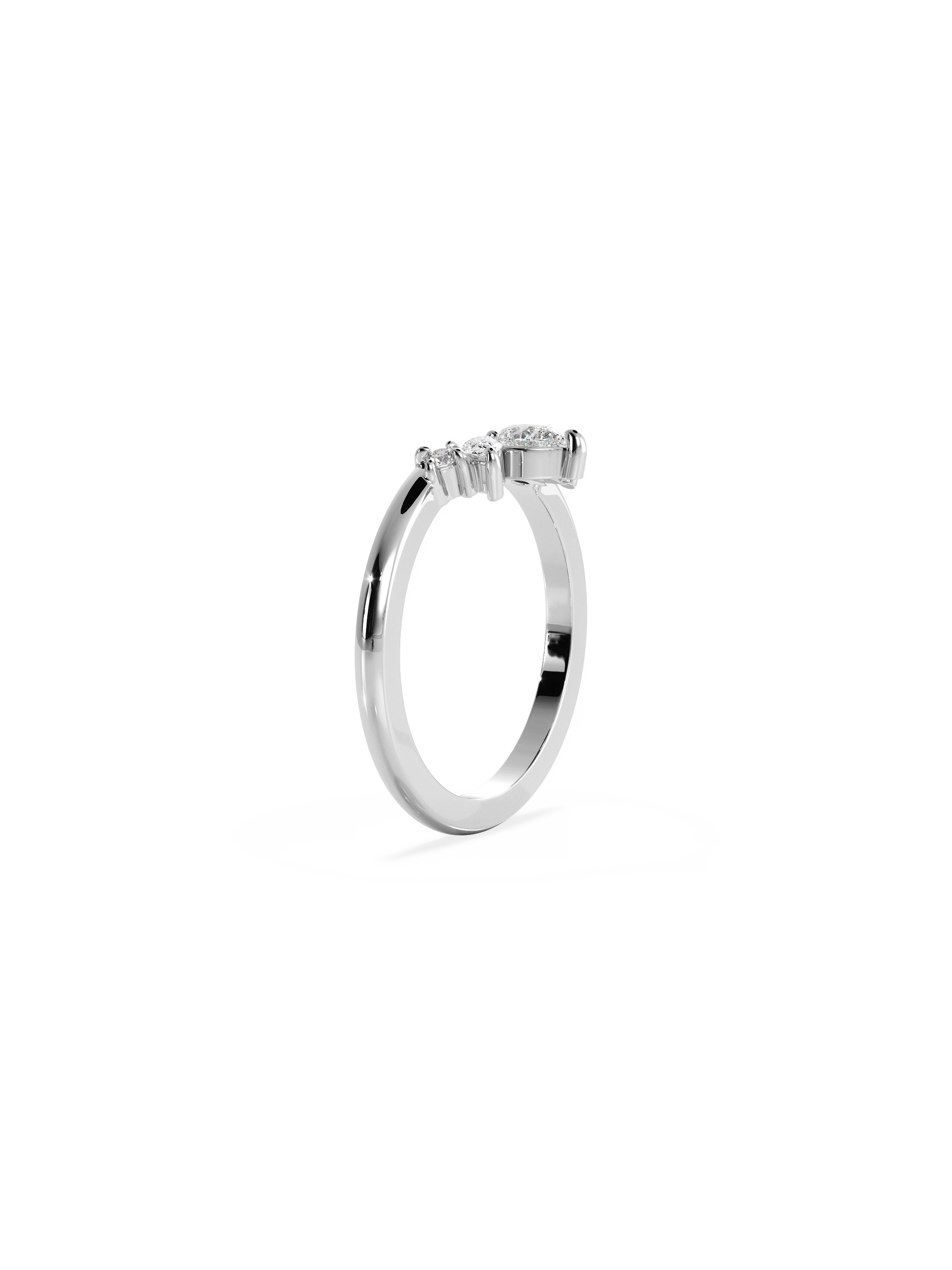 0.37 CT Round Full Eternity Lab Grown Diamond Wedding Band