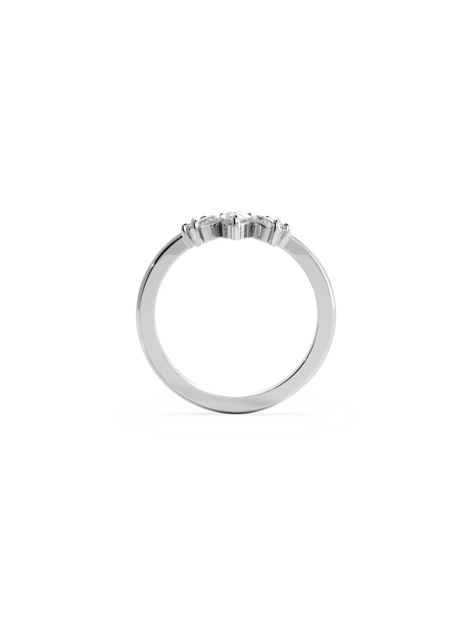 0.37 CT Round Full Eternity Lab Grown Diamond Wedding Band