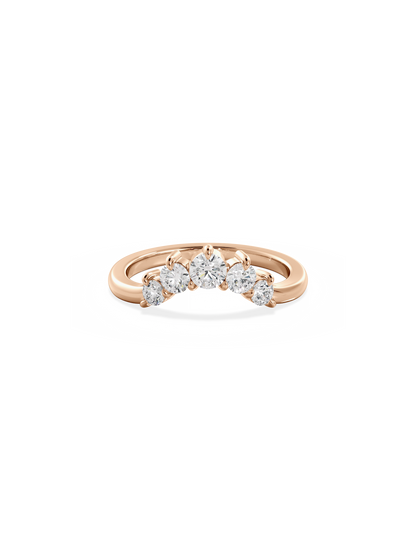 0.37 CT Round Full Eternity Lab Grown Diamond Wedding Band