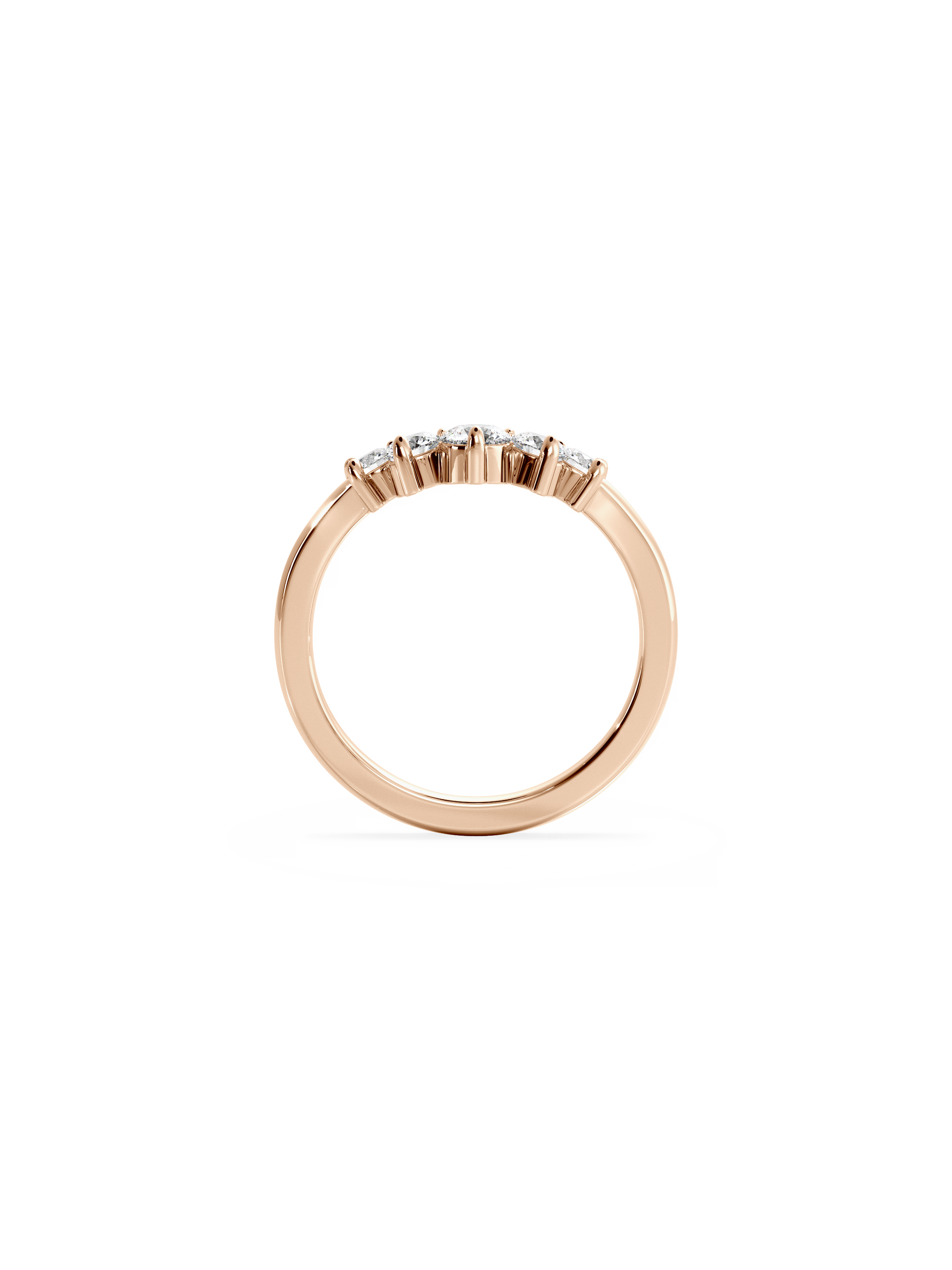 0.37 CT Round Full Eternity Lab Grown Diamond Wedding Band