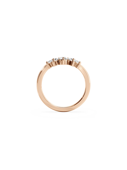 0.37 CT Round Full Eternity Lab Grown Diamond Wedding Band
