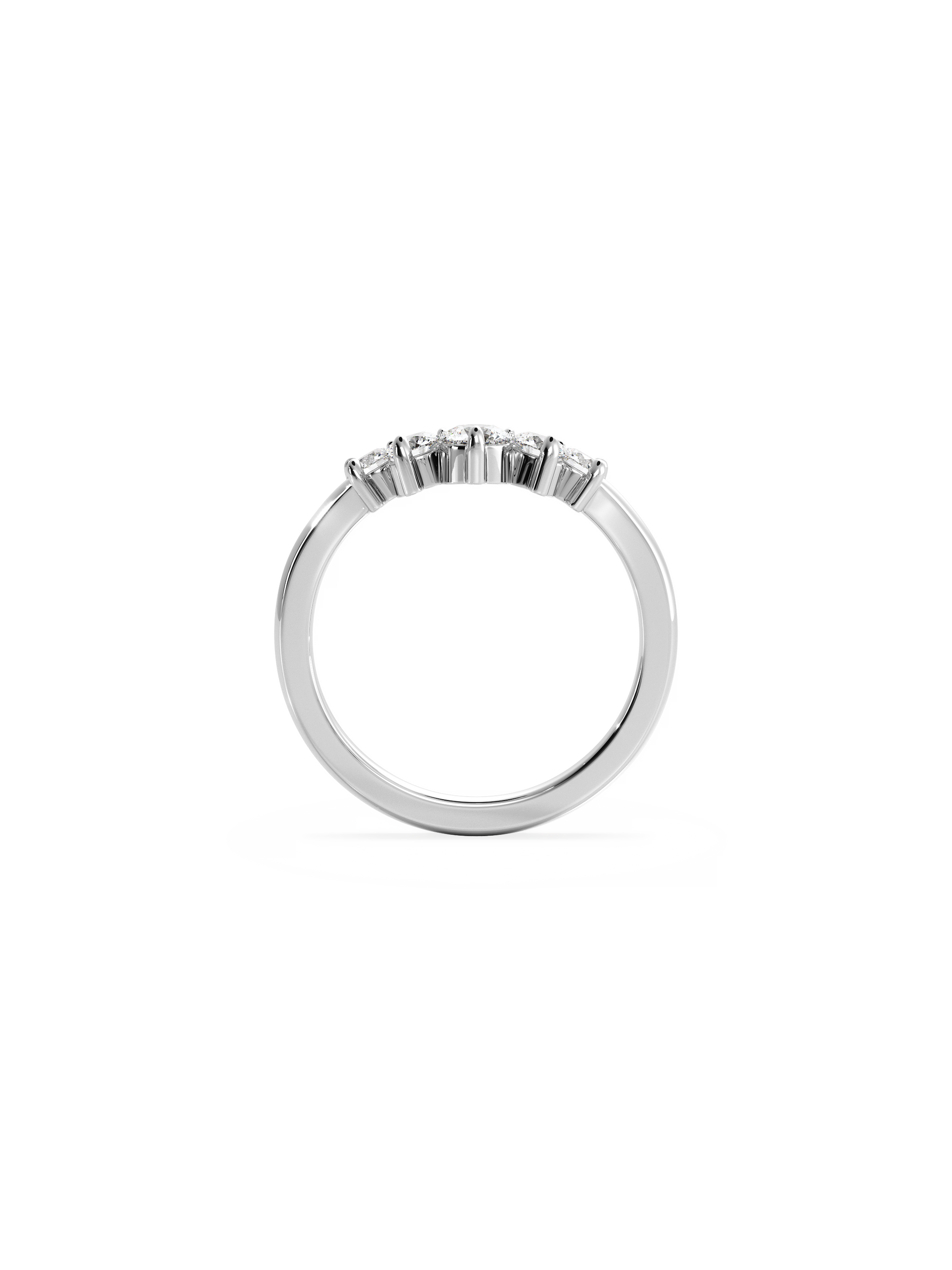 0.37 CT Round Full Eternity Lab Grown Diamond Wedding Band