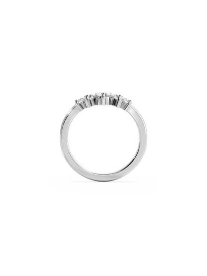0.37 CT Round Full Eternity Lab Grown Diamond Wedding Band