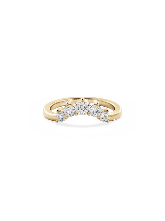 0.37 CT Round Full Eternity Lab Grown Diamond Wedding Band