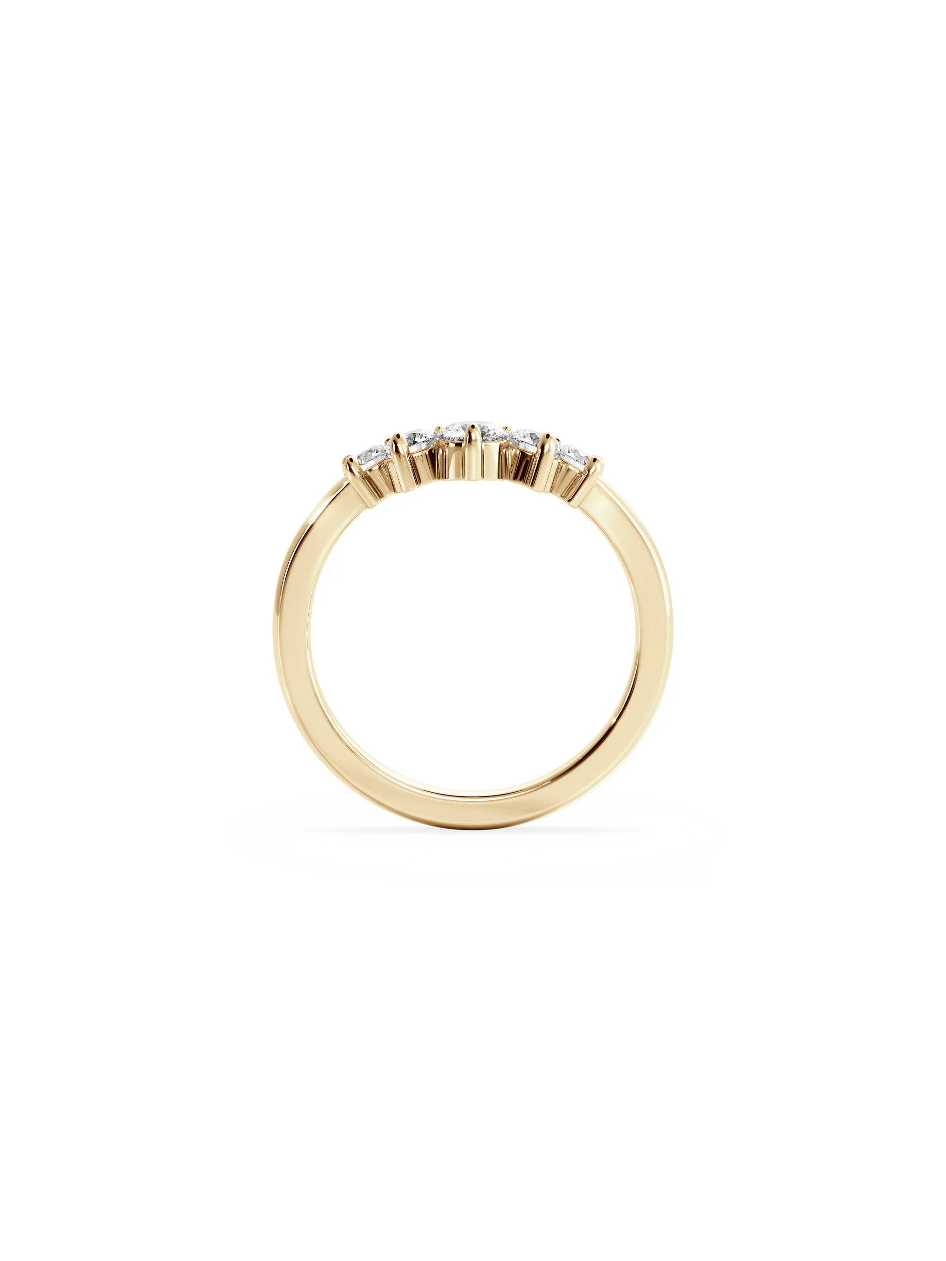 0.37 CT Round Full Eternity Lab Grown Diamond Wedding Band