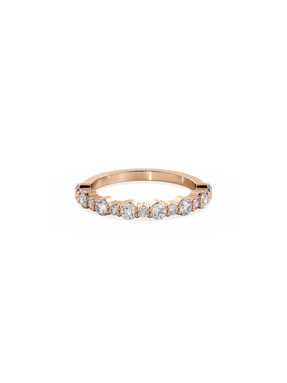 0.37 CT Round Full Eternity Lab Grown Diamond Wedding Band