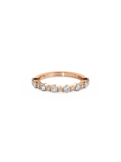 0.37 CT Round Full Eternity Lab Grown Diamond Wedding Band