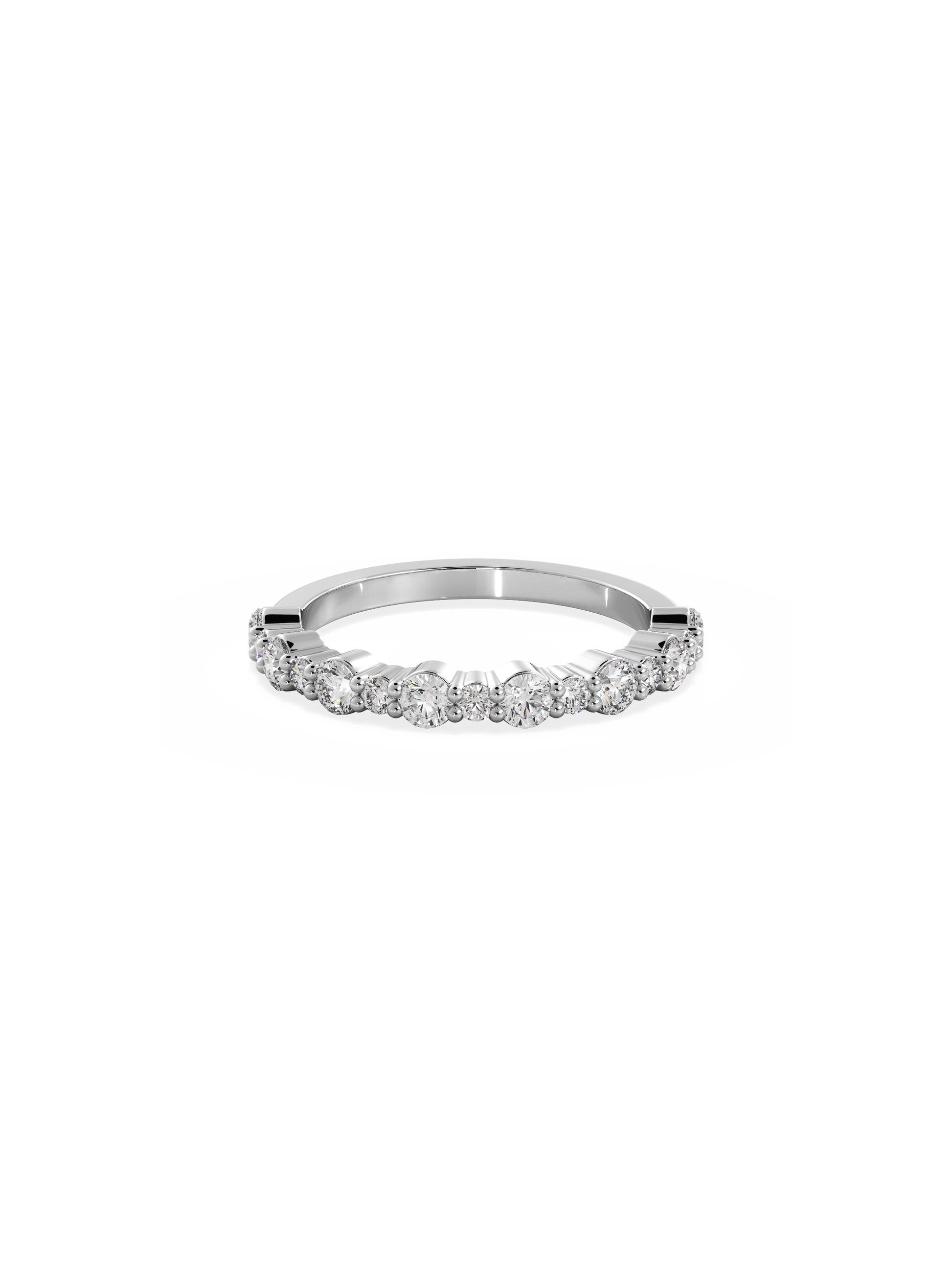 0.37 CT Round Full Eternity Lab Grown Diamond Wedding Band