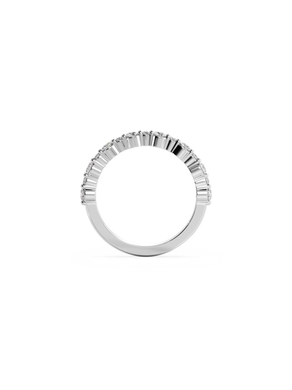 0.37 CT Round Full Eternity Lab Grown Diamond Wedding Band