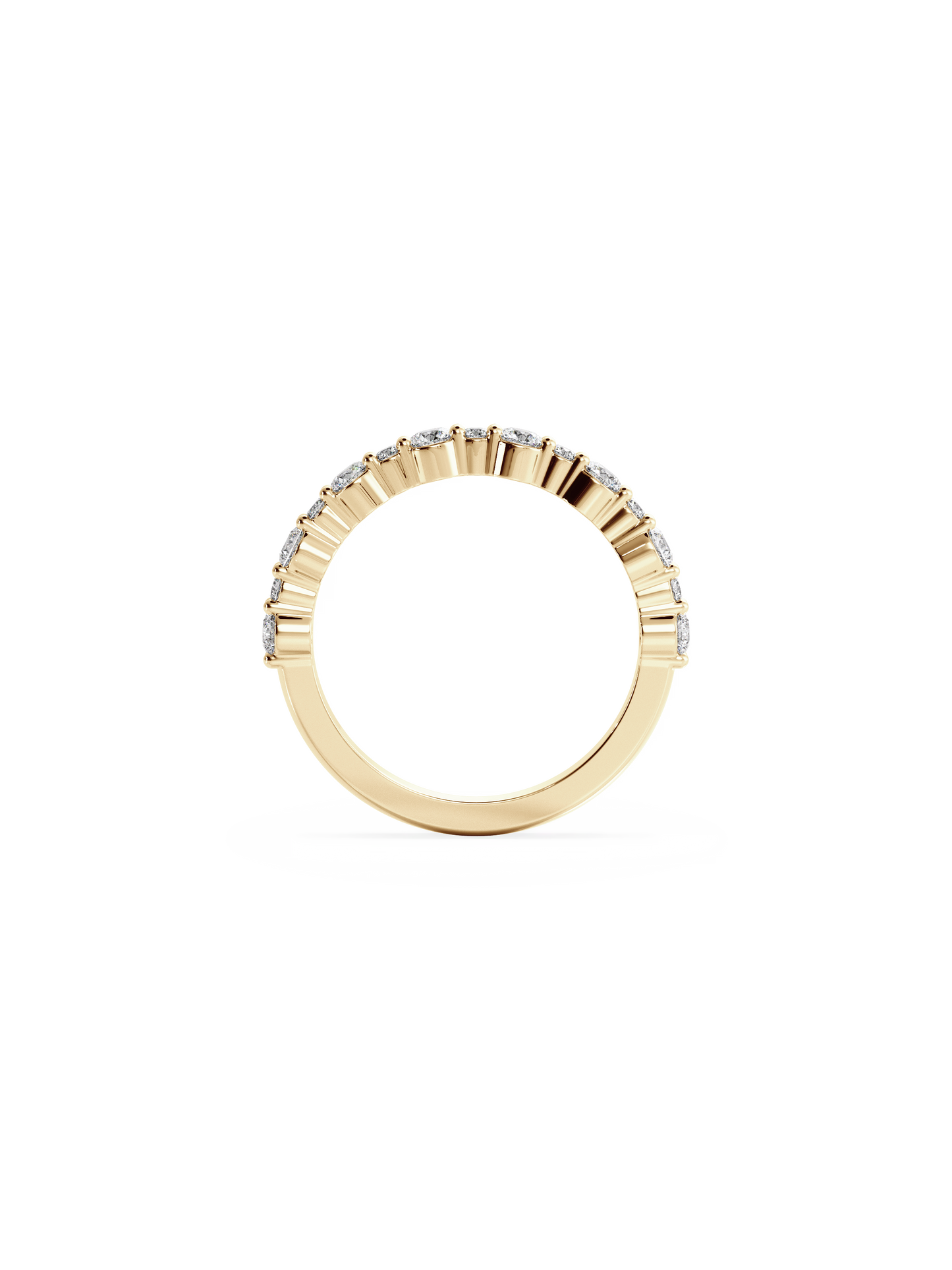 0.37 CT Round Full Eternity Lab Grown Diamond Wedding Band