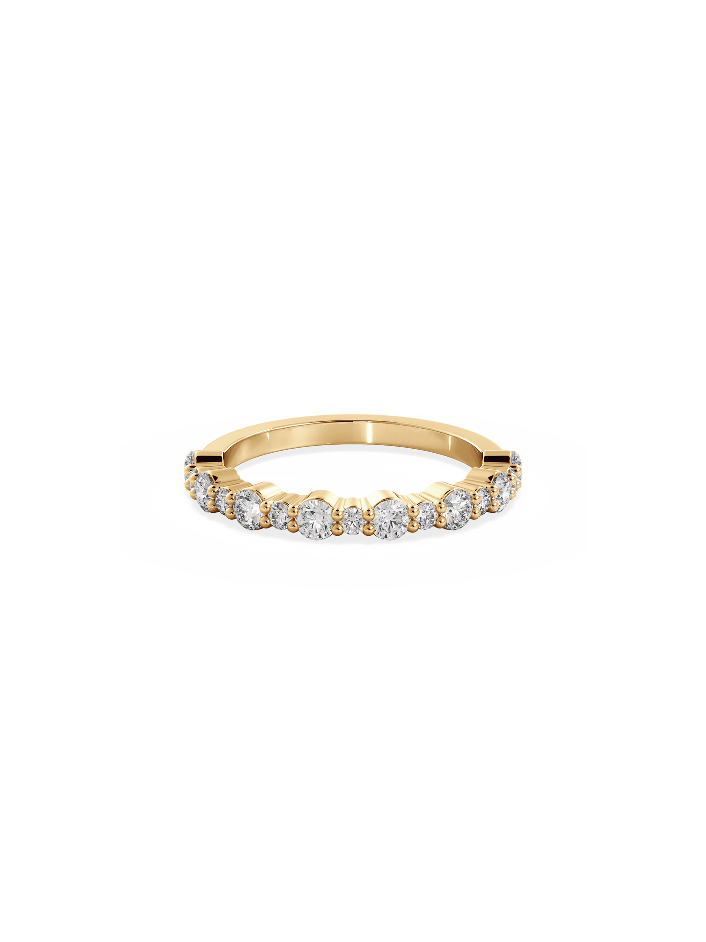0.37 CT Round Full Eternity Lab Grown Diamond Wedding Band
