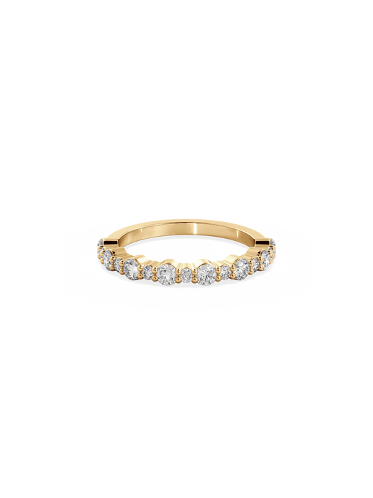 0.37 CT Round Full Eternity Lab Grown Diamond Wedding Band