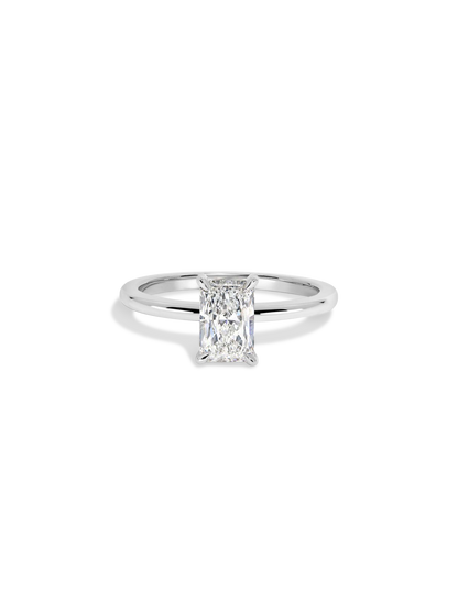 2 CT Round Three Stones Lab Grown Diamond Engagement Ring