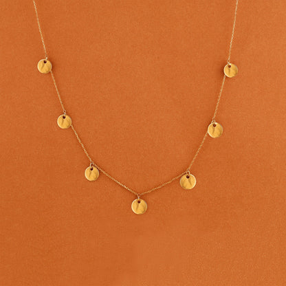 1.0 CT Round Bezel Solitaire Lab Grown Diamond Necklace
