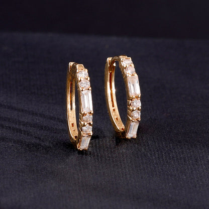 1.0 CT Round Bezel Solitaire Lab Grown Diamond Earrings