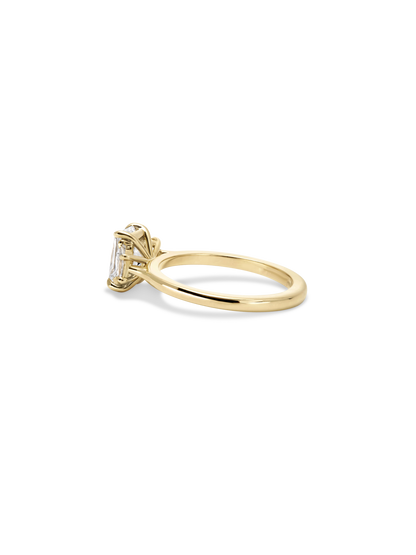 2 CT Round Three Stones Lab Grown Diamond Engagement Ring