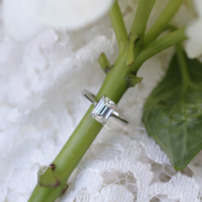 Marquise Cut Cluster Styled Lab Grown Diamond Engagement Ring