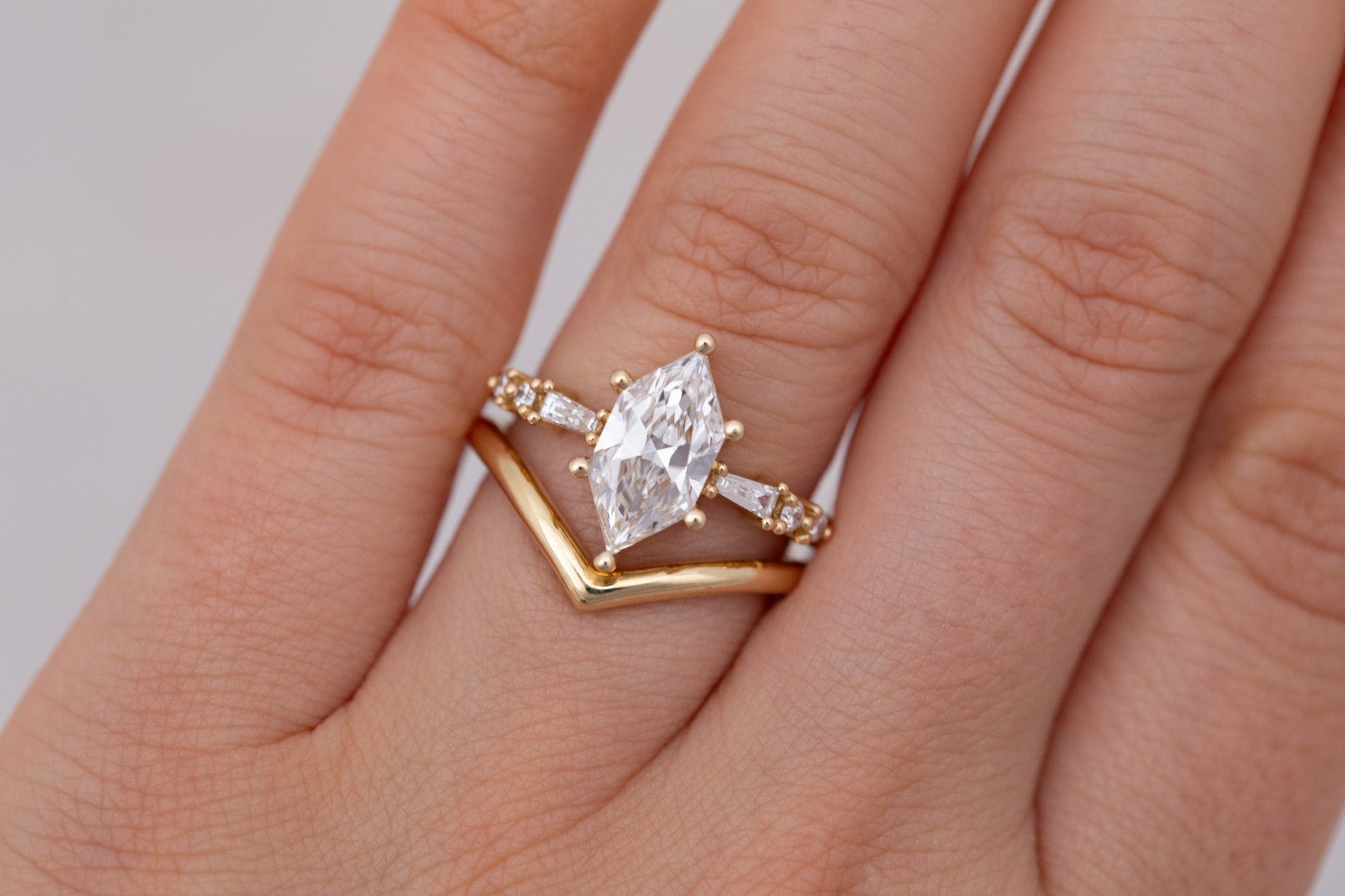 2 CT Round Three Stones Lab Grown Diamond Engagement Ring