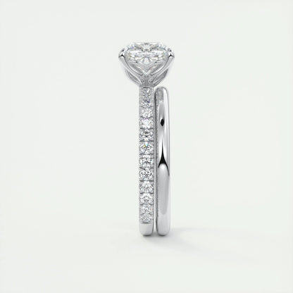 2 CT Cushion Solitaire CVD F/VS1 Diamond Engagement Ring 5