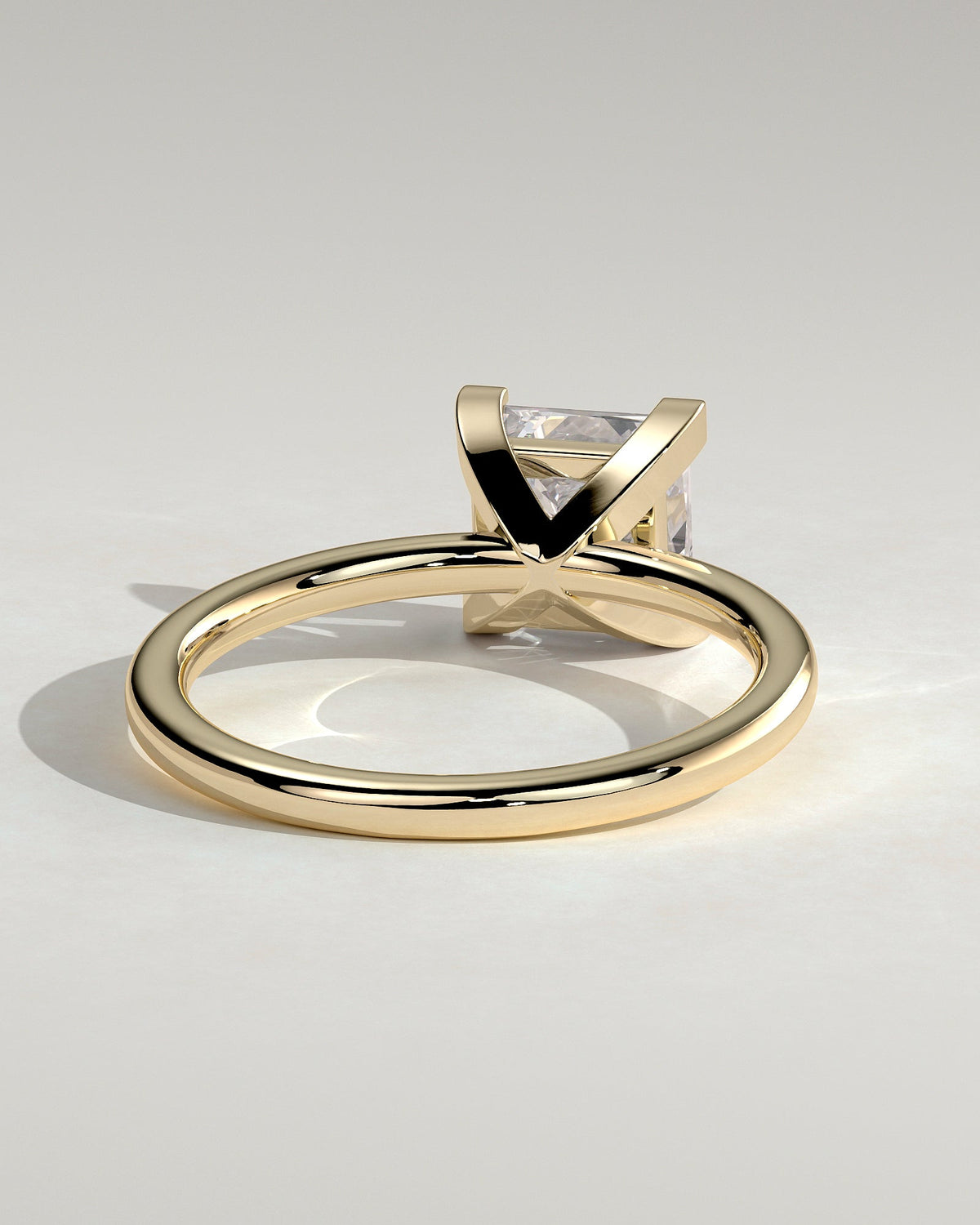 Princess Solitaire Lab Grown Diamond Engagement Ring