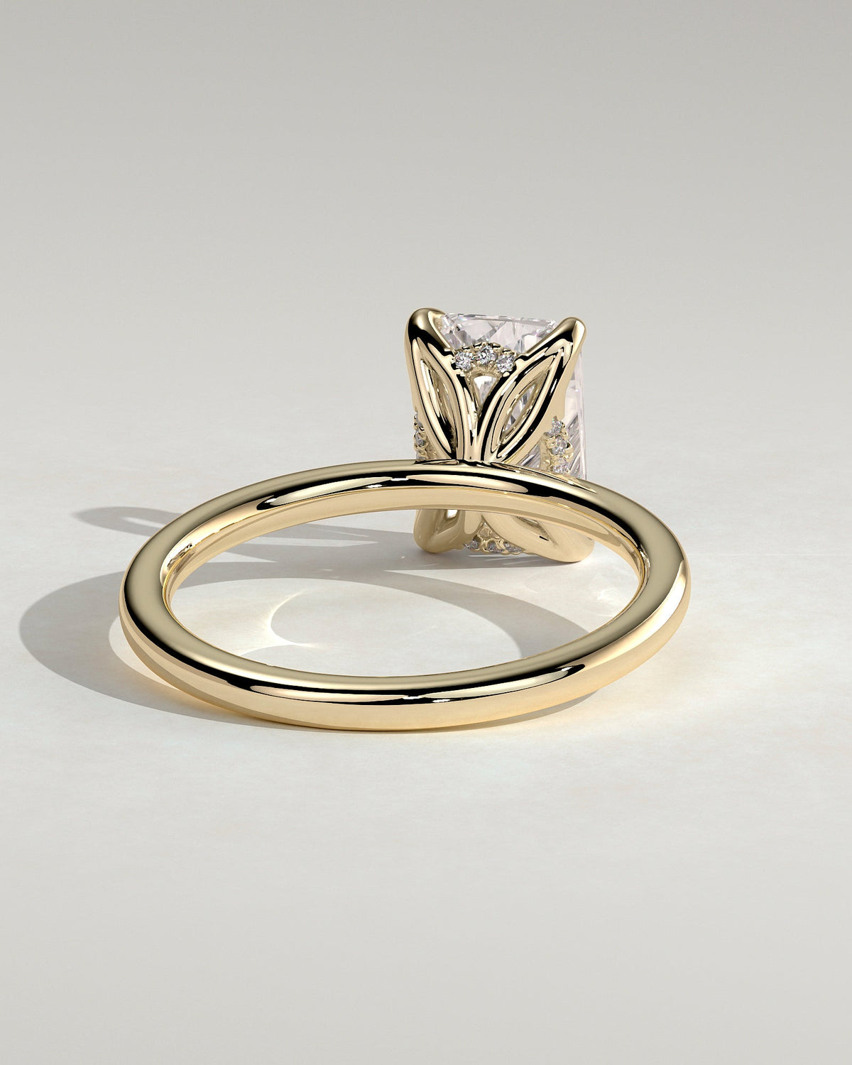 Radiant Solitaire Lab Grown Diamond Engagement Ring