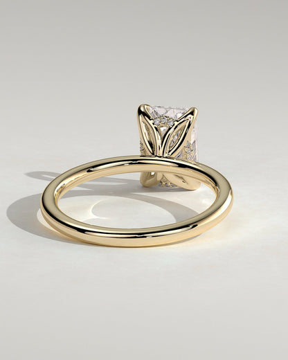Radiant Solitaire Lab Grown Diamond Engagement Ring