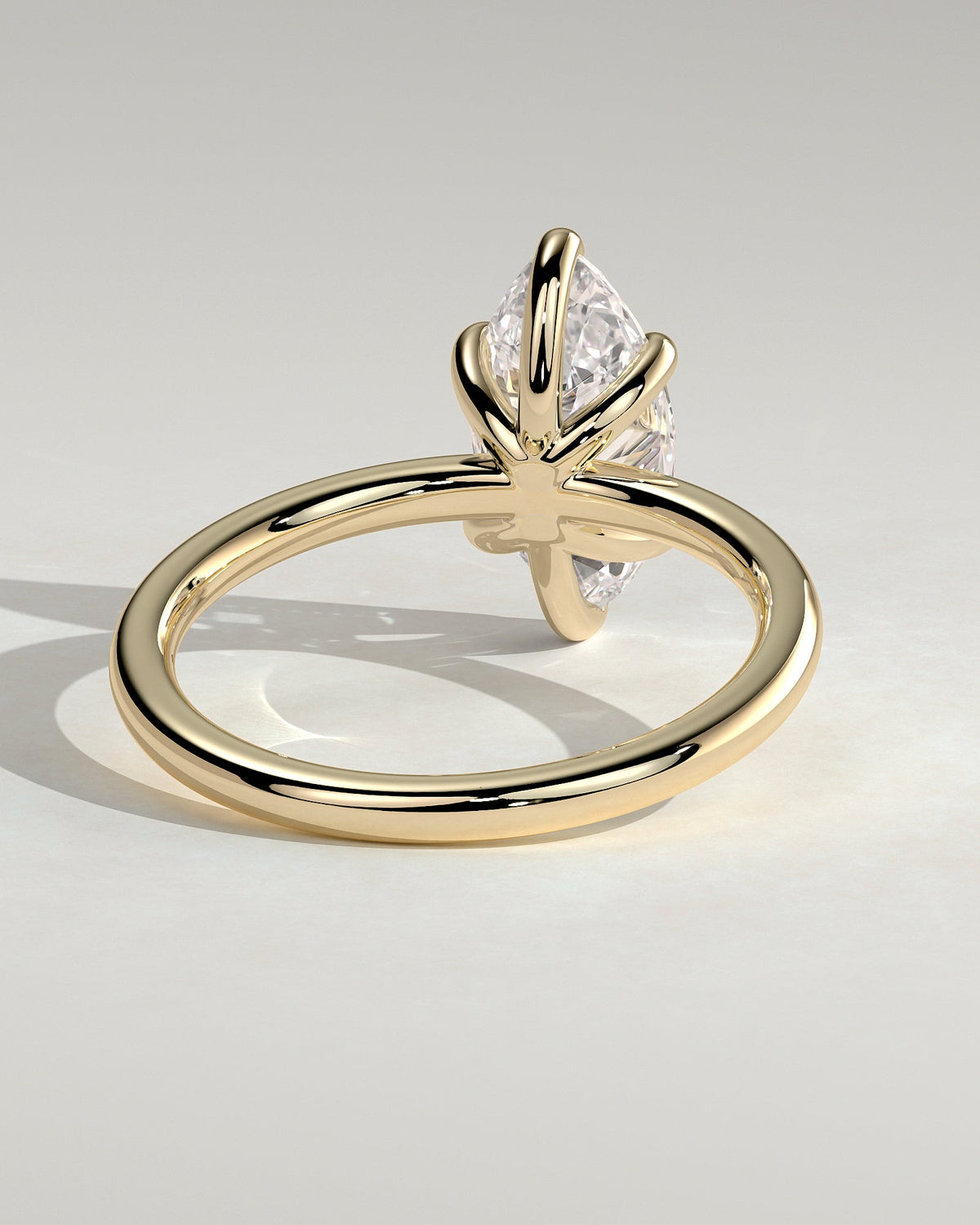 Marquise Solitaire Lab Grown Diamond Engagement Ring