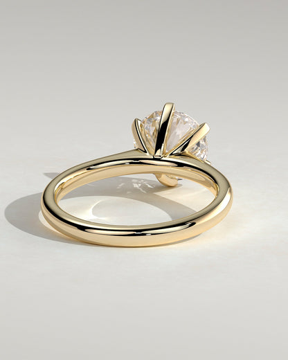 Round Solitaire Lab Grown Diamond Engagement Ring