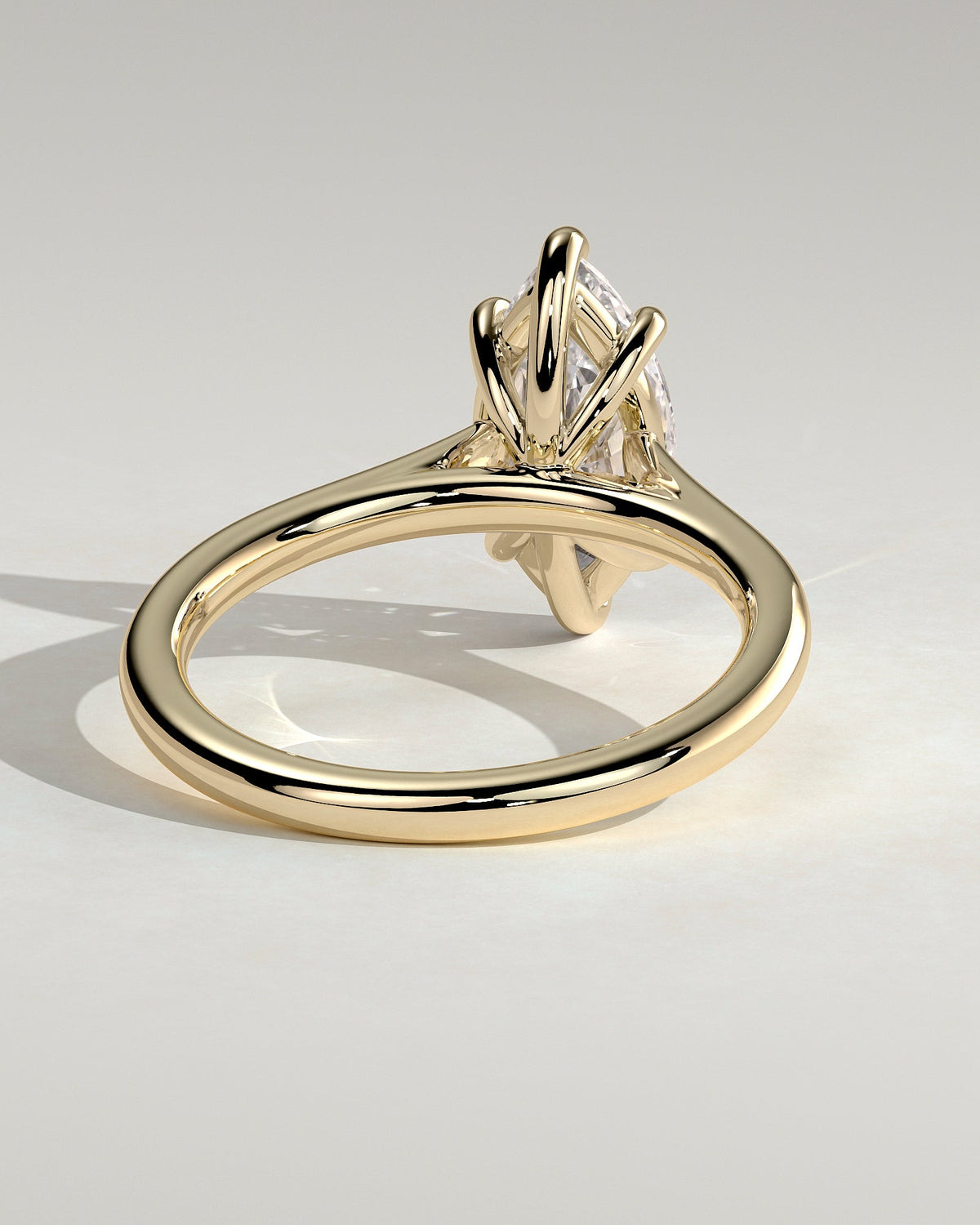 Marquise Solitaire Lab Grown Diamond Engagement Ring