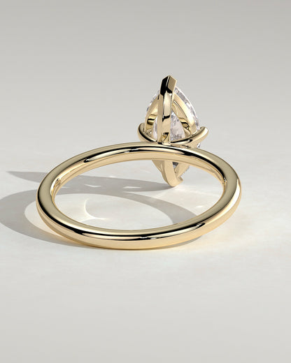 Marquise Solitaire Lab Grown Diamond Engagement Ring