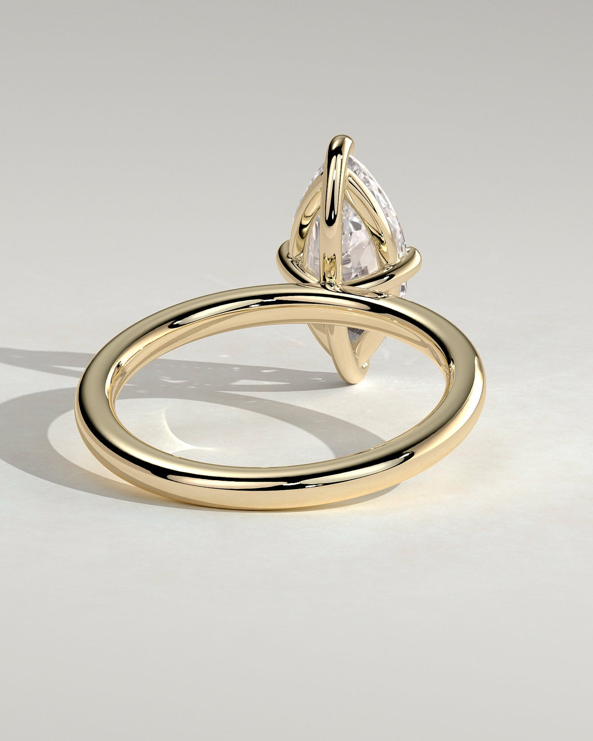 Marquise Solitaire Lab Grown Diamond Engagement Ring