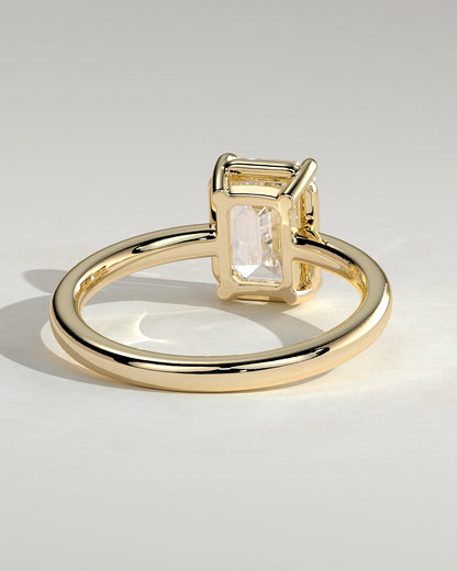 Emerald Harper Solitaire Lab Grown Diamond Engagement Ring